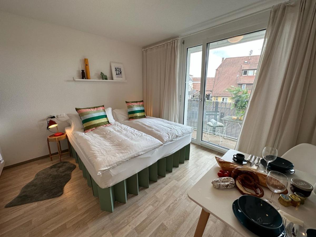 Stilvolles Und Modernes Appartement Mit Sonnigem Balkon In Flughafen- Und Messenaehe 31 Leinfelden-Echterdingen Buitenkant foto