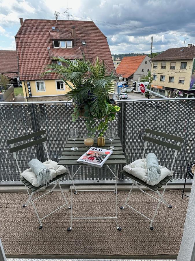 Stilvolles Und Modernes Appartement Mit Sonnigem Balkon In Flughafen- Und Messenaehe 31 Leinfelden-Echterdingen Buitenkant foto
